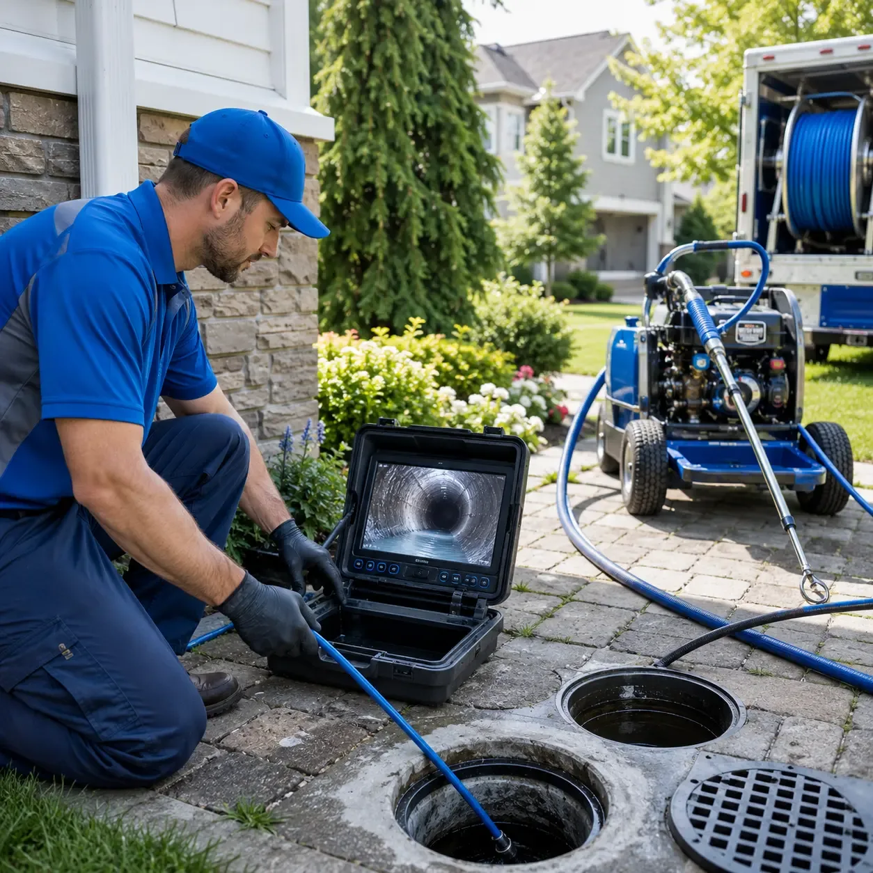 Outdoor drain cleaning professionals serving Mansfield, GA