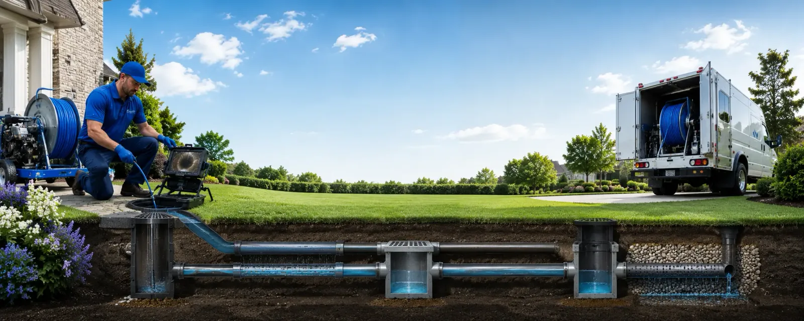 Outdoor drain cleaning information for Mansfield, GA
